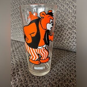 1975 Pepsi Collector Series Glass BARNEY